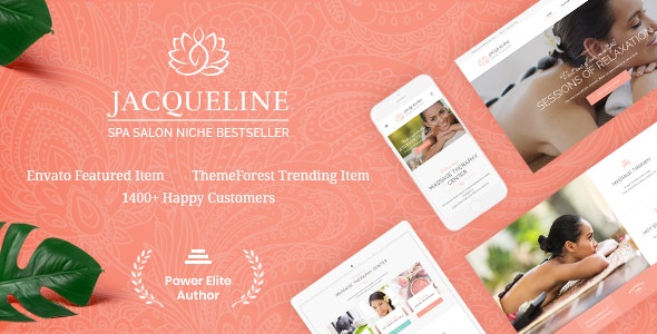 Jacqueline | Spa & Massage Salon Beauty Theme