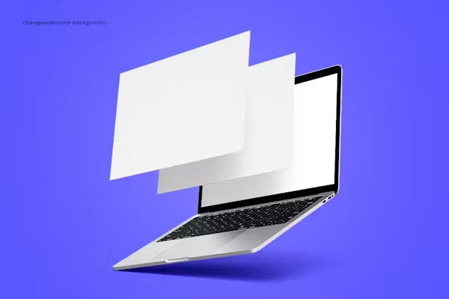 Laptop Screen & Website Mockup