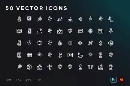 Location icons