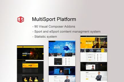 MSP - MultiSport & eSport WordPress plugin