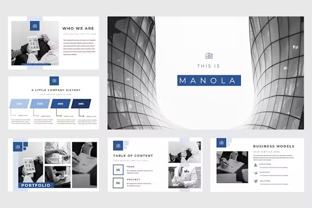 Manola Pitch Deck Keynote Presentation