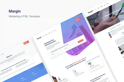 Margin | Marketing HTML Template