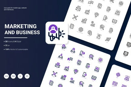 Marketing and Business Icon Pack