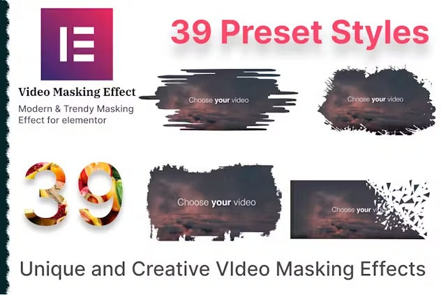Masking Video addon for Elementor