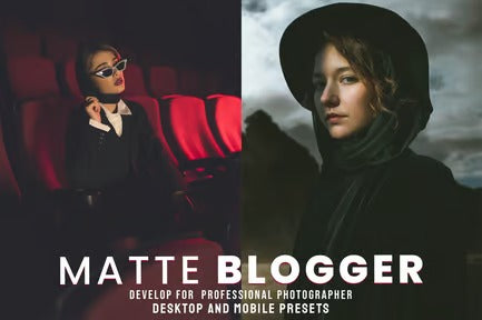 Matte Blogger- Desktop and Mobile Presets v3