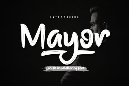 Mayor - Brush Handwritten Font