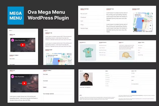 Mega Menu WordPress Plugin - Ova