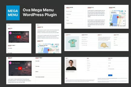 Mega Menu WordPress Plugin - Ova