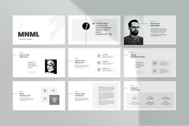 Minimal PowerPoint Presentation Template