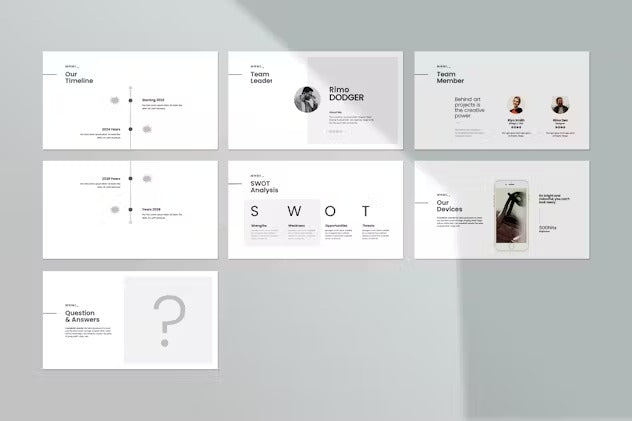 Minimal PowerPoint Presentation Template