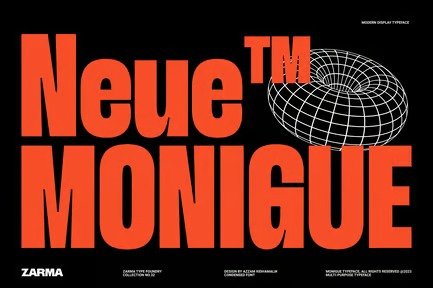 Monigue - Condensed Sans Font