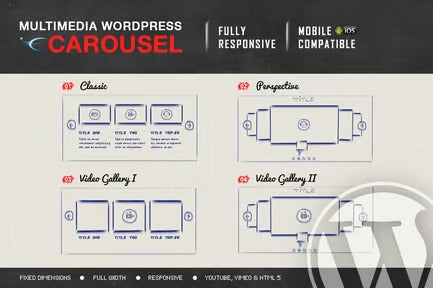 Multimedia Responsive Carousel - WordPress Plugin