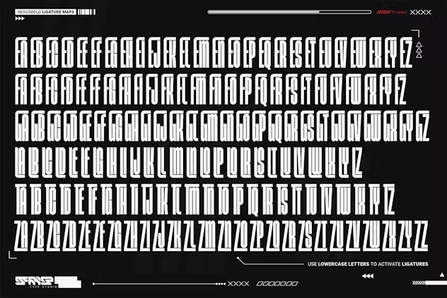 Nexusbold | Modern Condensed Sans