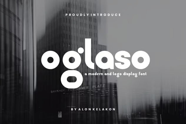 Oglaso - Modern Display & Logo Font