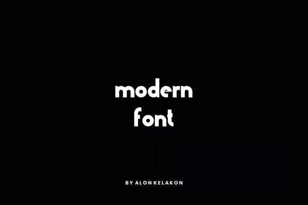 Oglaso - Modern Display & Logo Font