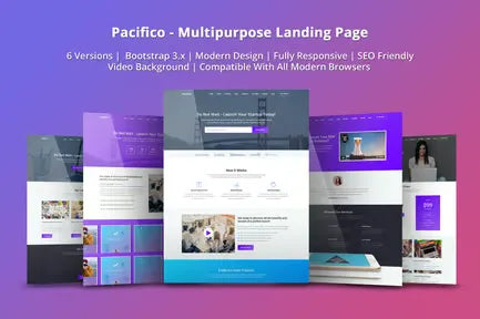 Pacifico - Multipurpose HTML Landing Page