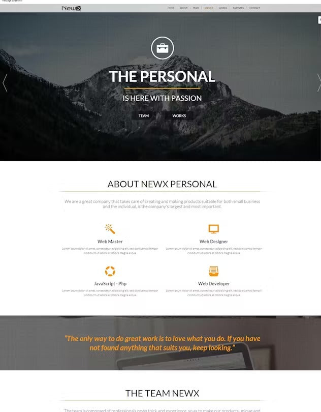 Parallax One Page Builder Wordpress Plugin