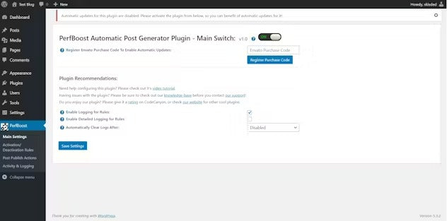 PerfBoost Scheduled Plugin Manager, Boost WP Speed