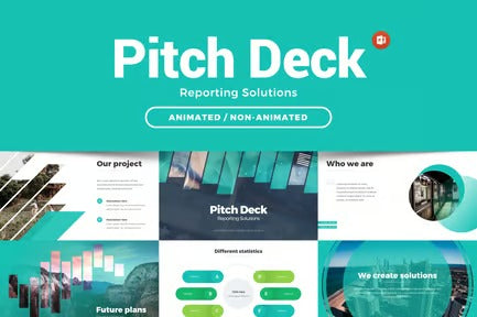 Pitch Deck Reporting Solutions Animation