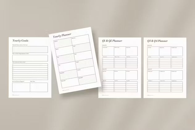 Planner Templates for Canva & Illustrator