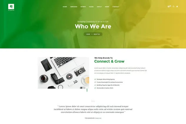 REWON - HTML Template