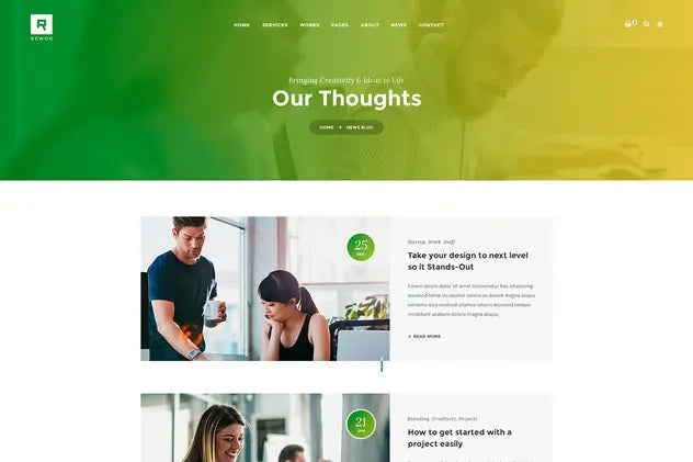 REWON - HTML Template