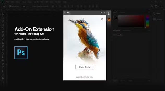 Real Paint FX Photoshop Add-On Extension