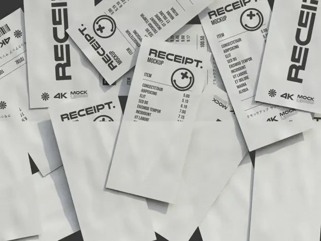 Receipt Mockup