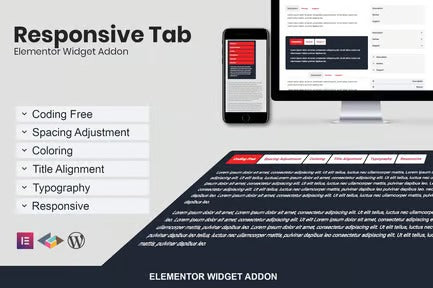 Responsive Tab Elementor Addon Plugin