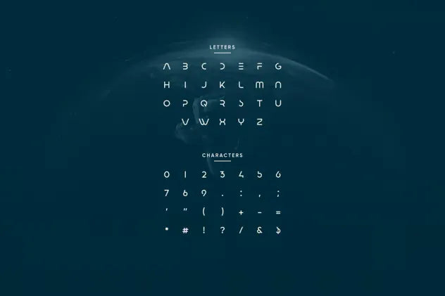 Rosnoc - Futuristic Font