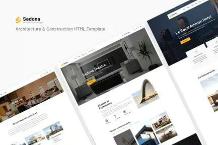 Sedona | Architecture & Construction HTML Template