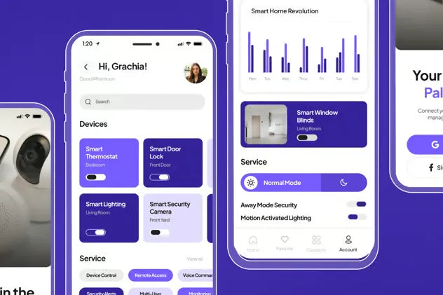 Smartiny - Smart Home App Mobile UI Kits