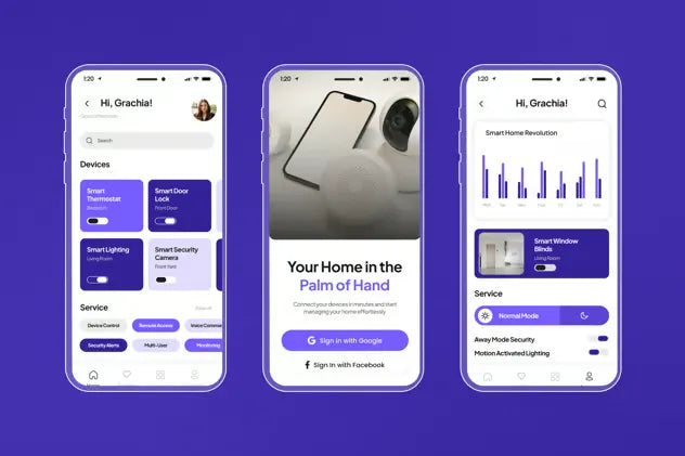 Smartiny - Smart Home App Mobile UI Kits