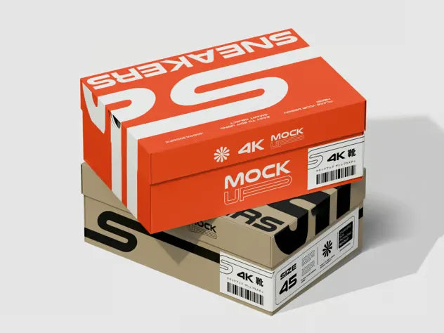 Sneakers Box Mockup