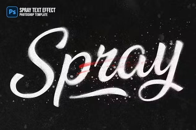 Spray Paint Text Effects