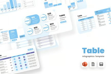 Table Comparison - Infographics Presentation