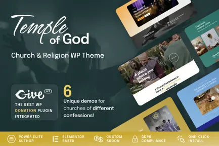 Temple of God - Religion and Church Theme