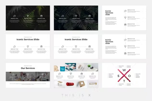 The X - Powerpoint Template