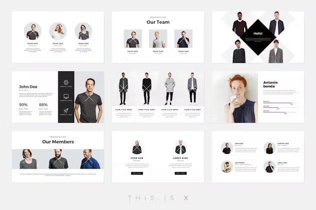 The X - Powerpoint Template