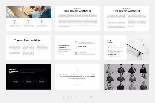 The X - Powerpoint Template