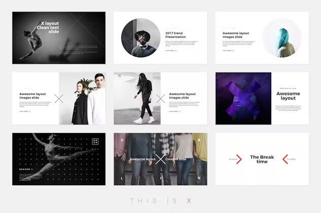 The X - Powerpoint Template