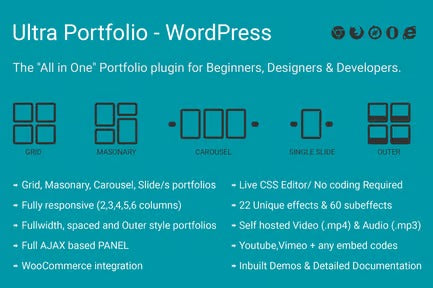 Ultra Portfolio - WordPress