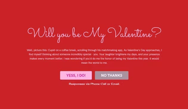 Valentine's Day Invitations for Elementor