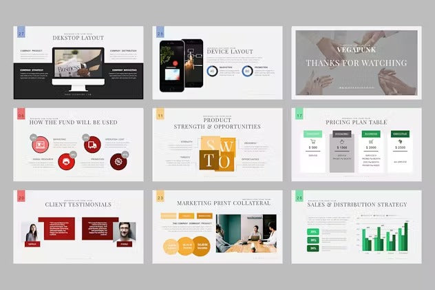 Vegapunk : Pitch Deck Powerpoint Template