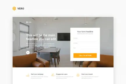 Vero - Marketing Landing Page Html Template