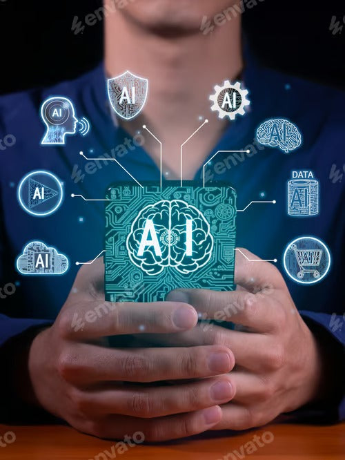 Vertical Image on Unlocking the Potential of Interconnected AI to Boost Efficiency Across Industries