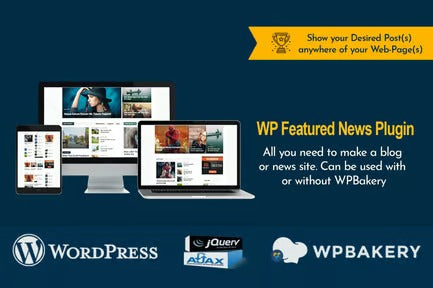 WP Featured News Pro | Custom Posts Listing Plugin