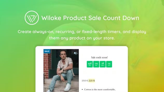 Wiloke WooCommerce Product Sale Countdown