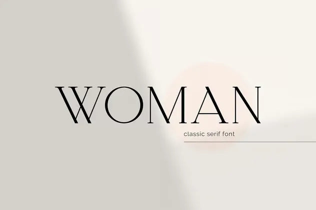 Woman Serif Font