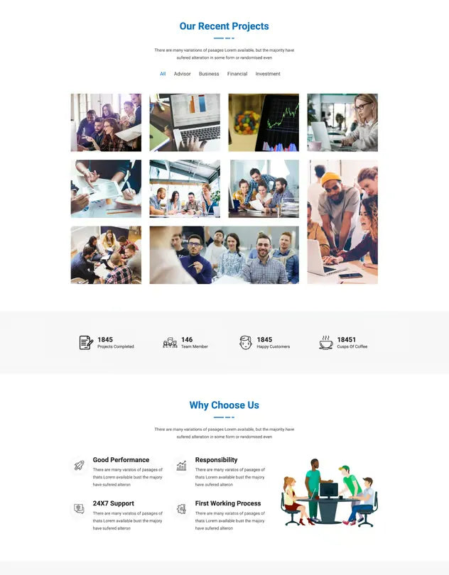 Xzopro - Finance And Business WordPress Theme